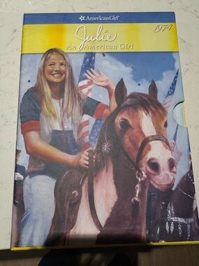 American Girl Julie Box - Yellow, Blue, Red